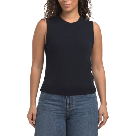 THEORY Inkwell Cashmere Shell Sweater - Picture 1 of 2